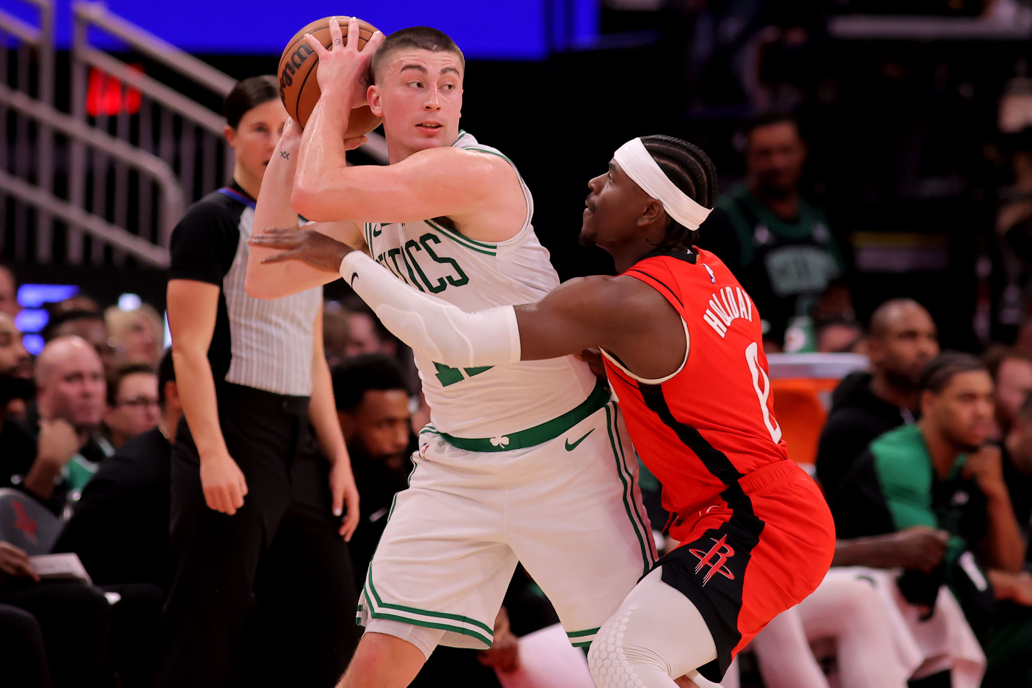 Boston Celtics point guard Payton Pritchard (Image Credit: Erik Williams-Imagn Images)