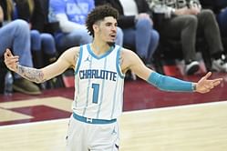 Flau'Jae Johnson's stepdad Ameen Brooks hypes up LaMelo Ball's energy after Hornets teammate sings brother Gelo's song