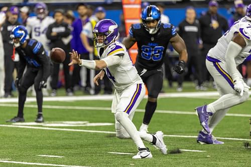 Sam Darnold during the Minnesota Vikings vs Detroit Lions game - Source: Imagn