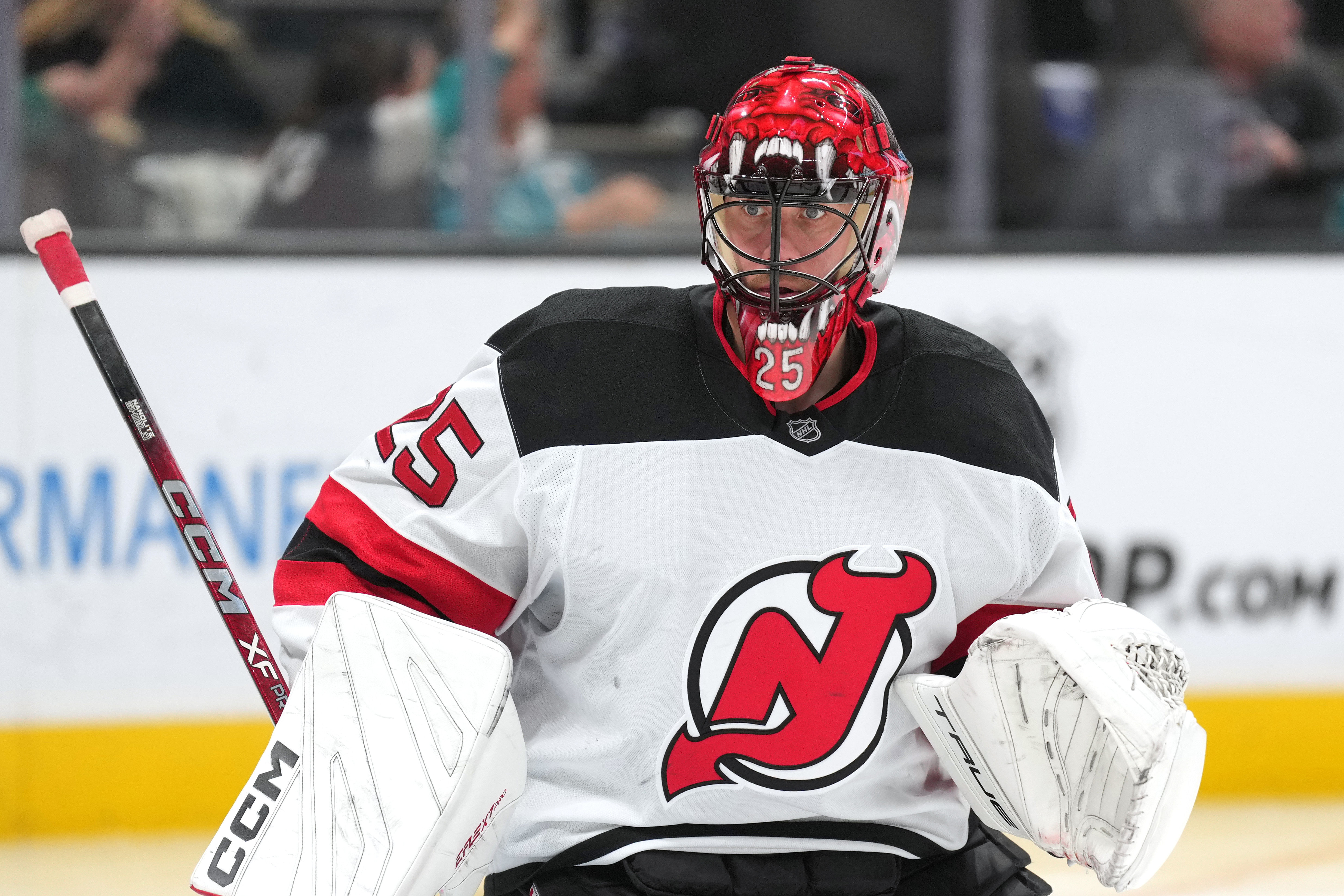 NHL: New Jersey Devils at San Jose Sharks - Source: Imagn