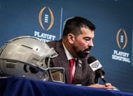 Ryan Day and Ohio State are a challenging matchup for Texas in the CFP semifinals. (Photo Credit: IMAGN)