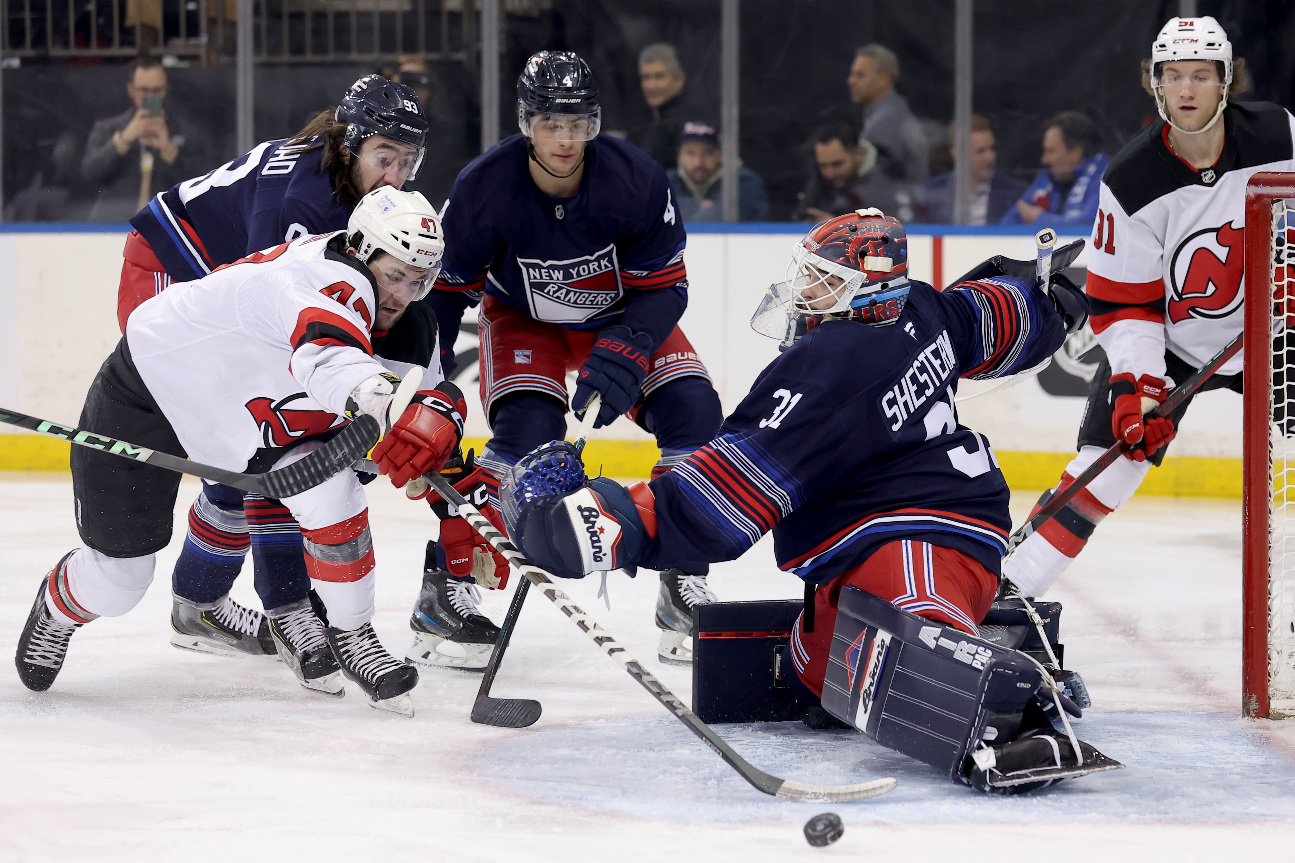 NHL: New Jersey Devils at New York Rangers - Source: Imagn