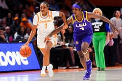 $1.5 million worth Flau'jae Johnson reacts to LSU teammate Aneesah Morrow’s tough bucket