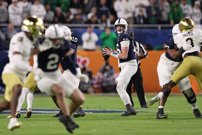 "Refs let him off the hook": CFB analyst calls out alleged bias towards Penn State QB Drew Allar in Orange Bowl