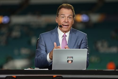 NCAA Football: ESPN College GameDay analyst Nick Saban - Source: Imagn