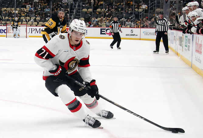Senators' Ridly Greig makes his feelings known on facing Toronto Maple Leafs a year on since controversial empty-net slapshot goal
