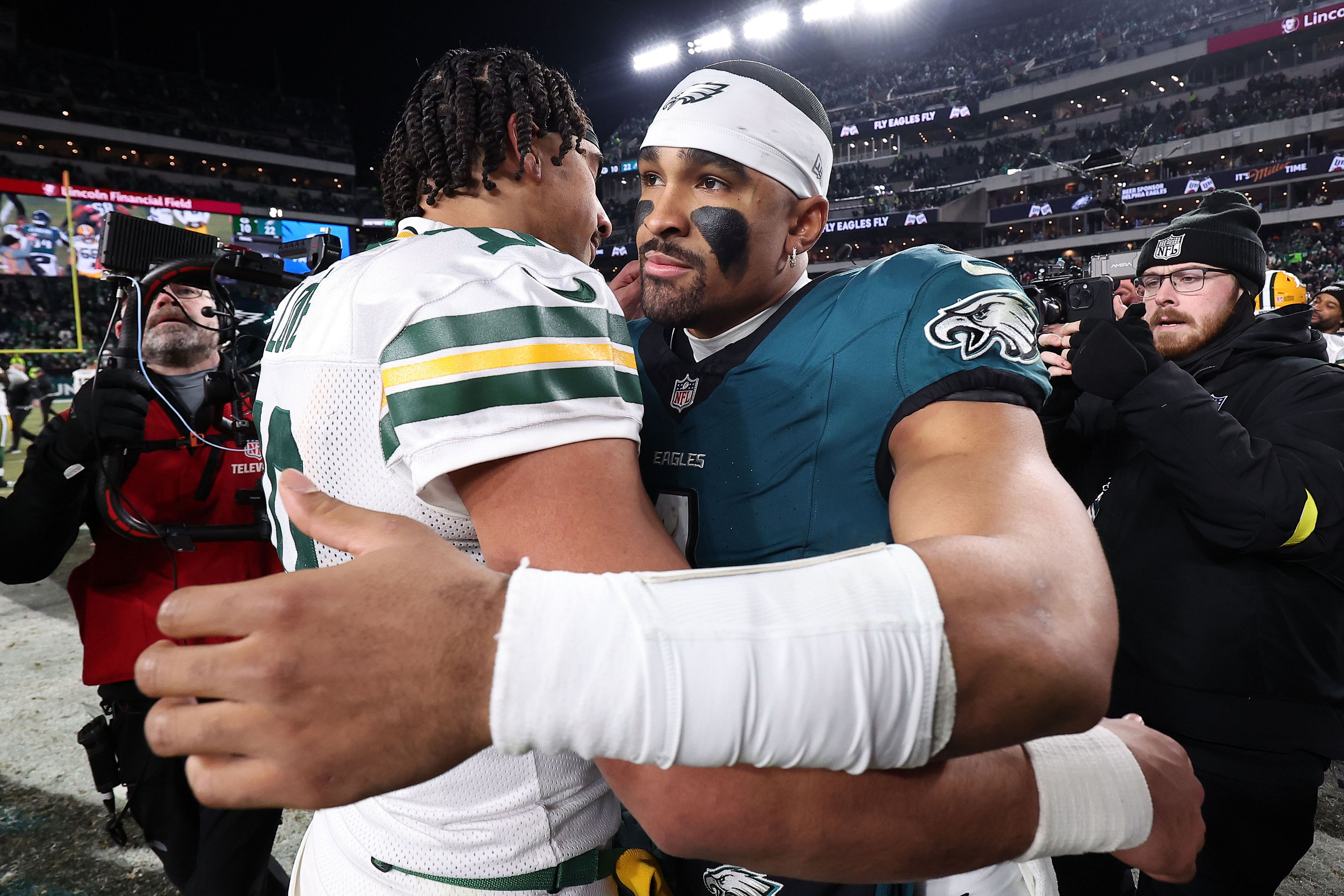 Hurts at NFC Wild Card Round-Green Bay Packers at Philadelphia Eagles - Source: Imagn