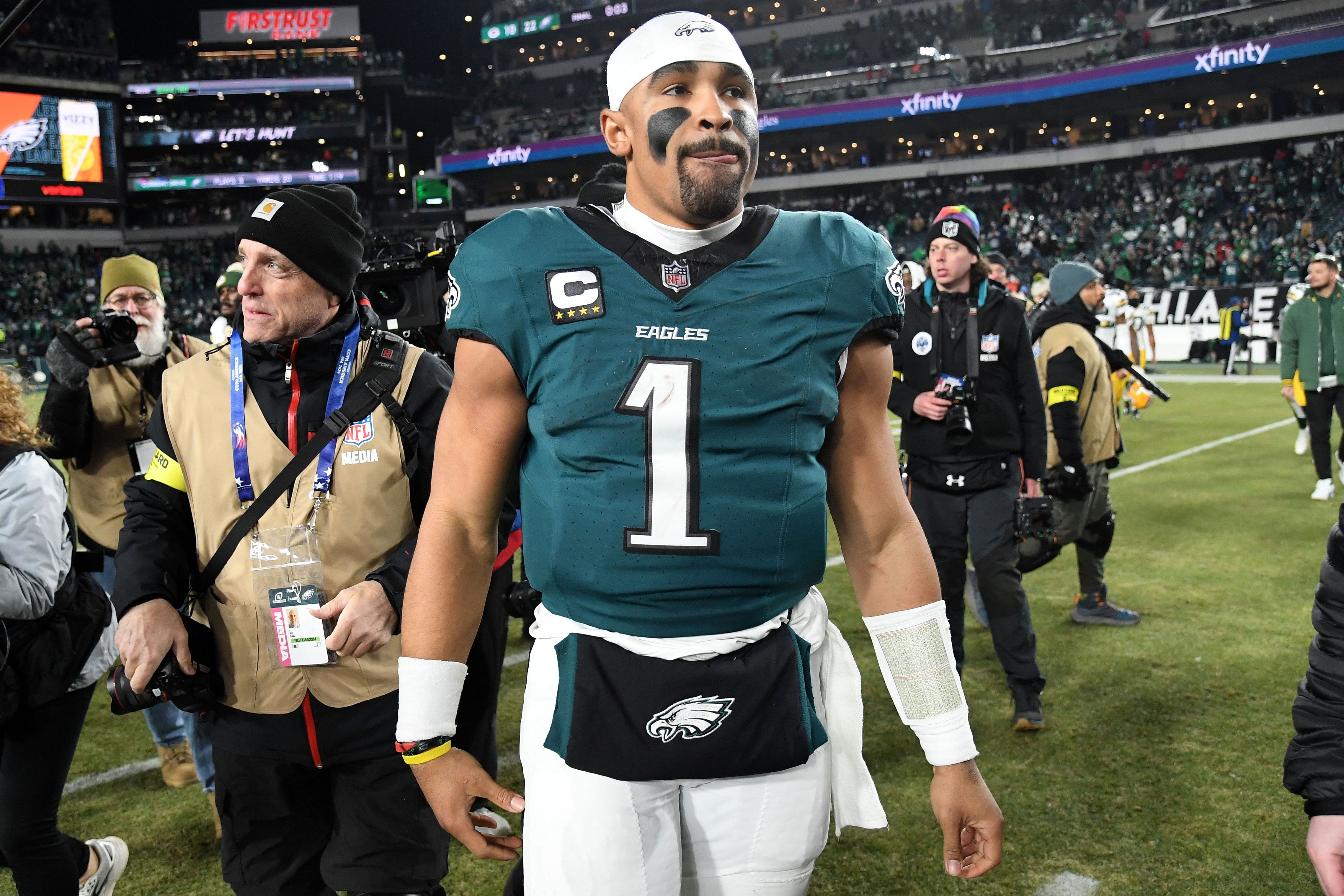 Jalen Hurts at NFC Wild Card Round-Green Bay Packers at Philadelphia Eagles - Source: Imagn