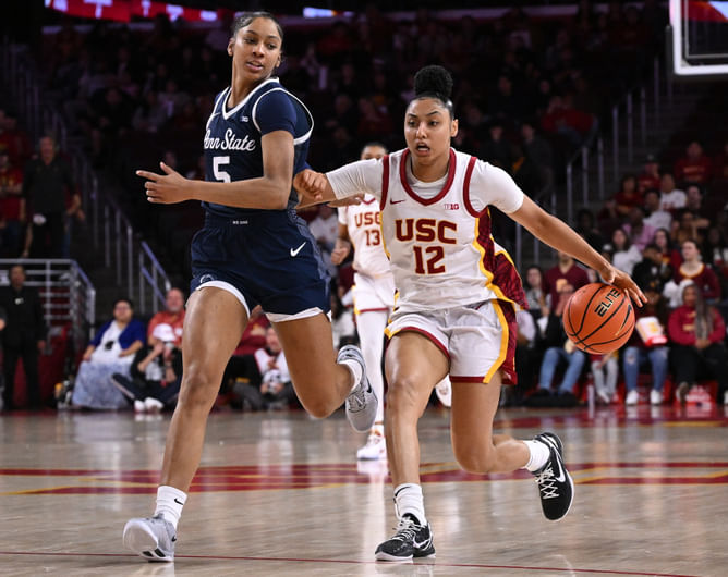 JuJu Watkins beams with pride as USC legend celebrates modern-day superstar surpassing her Trojans record last year