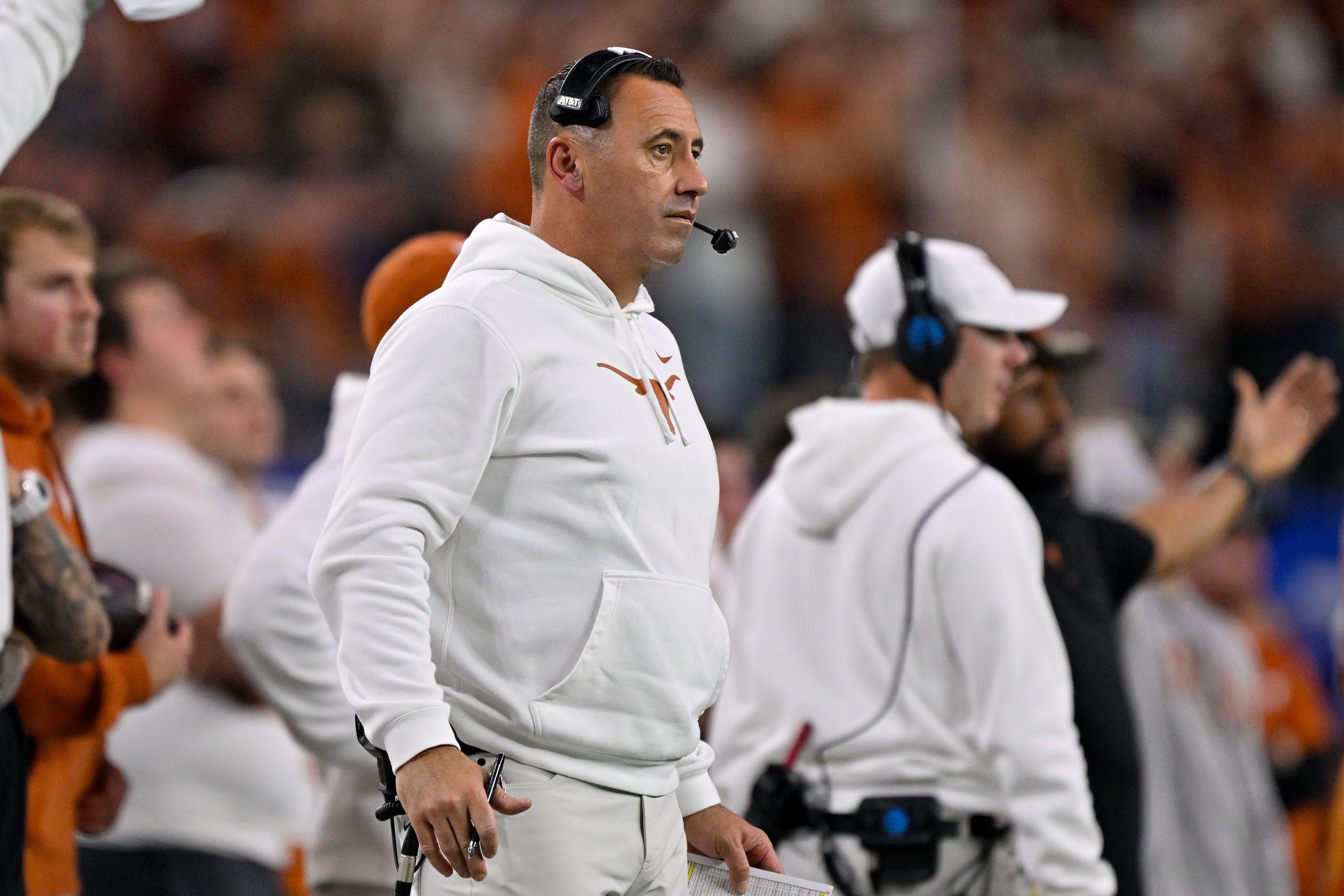 NCAA Football: Texas Longhorns HC Steve Sarkisian - Source: Imagn