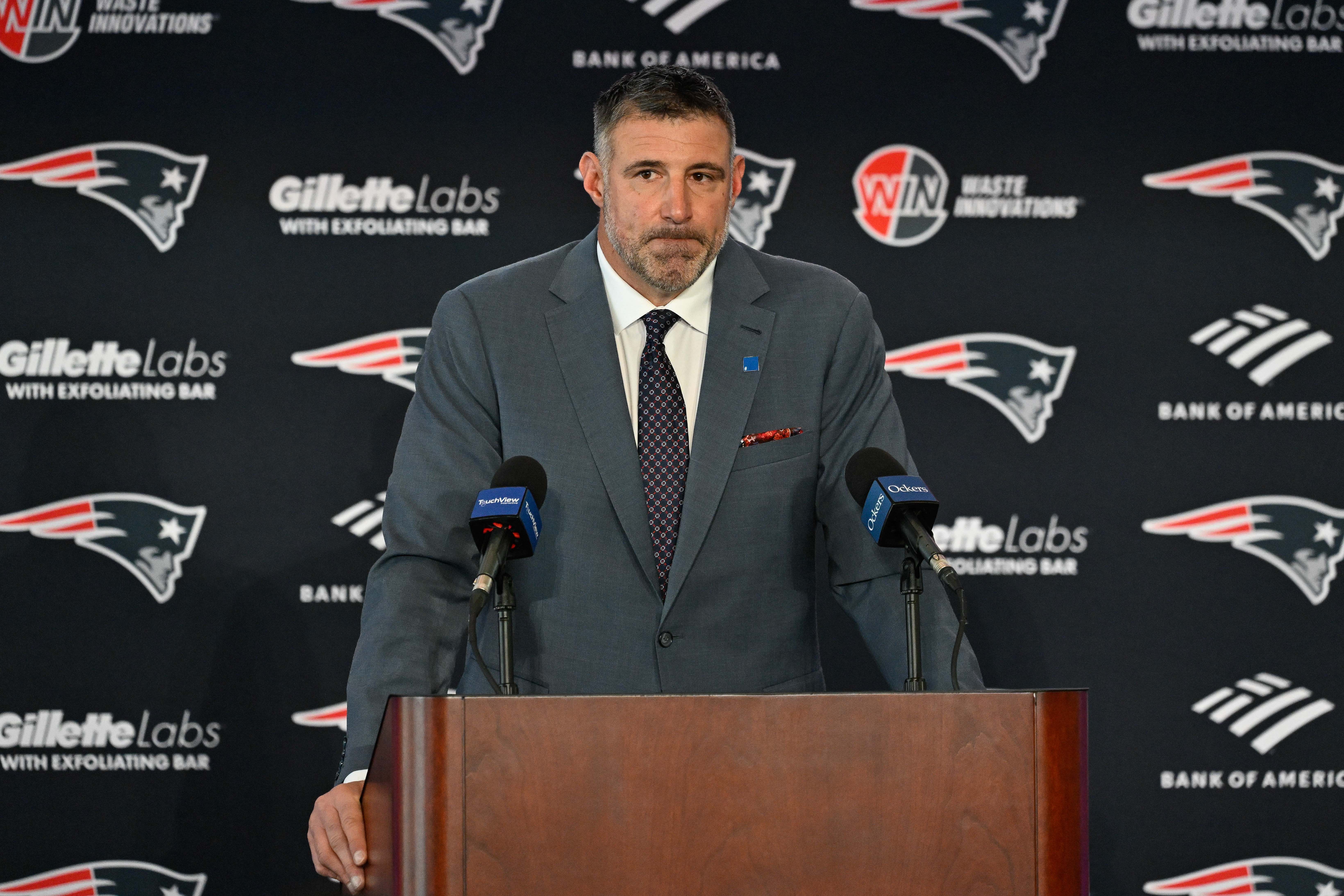 NFL: New England Patriots Mike Vrabel Press Conference - Source: Imagn