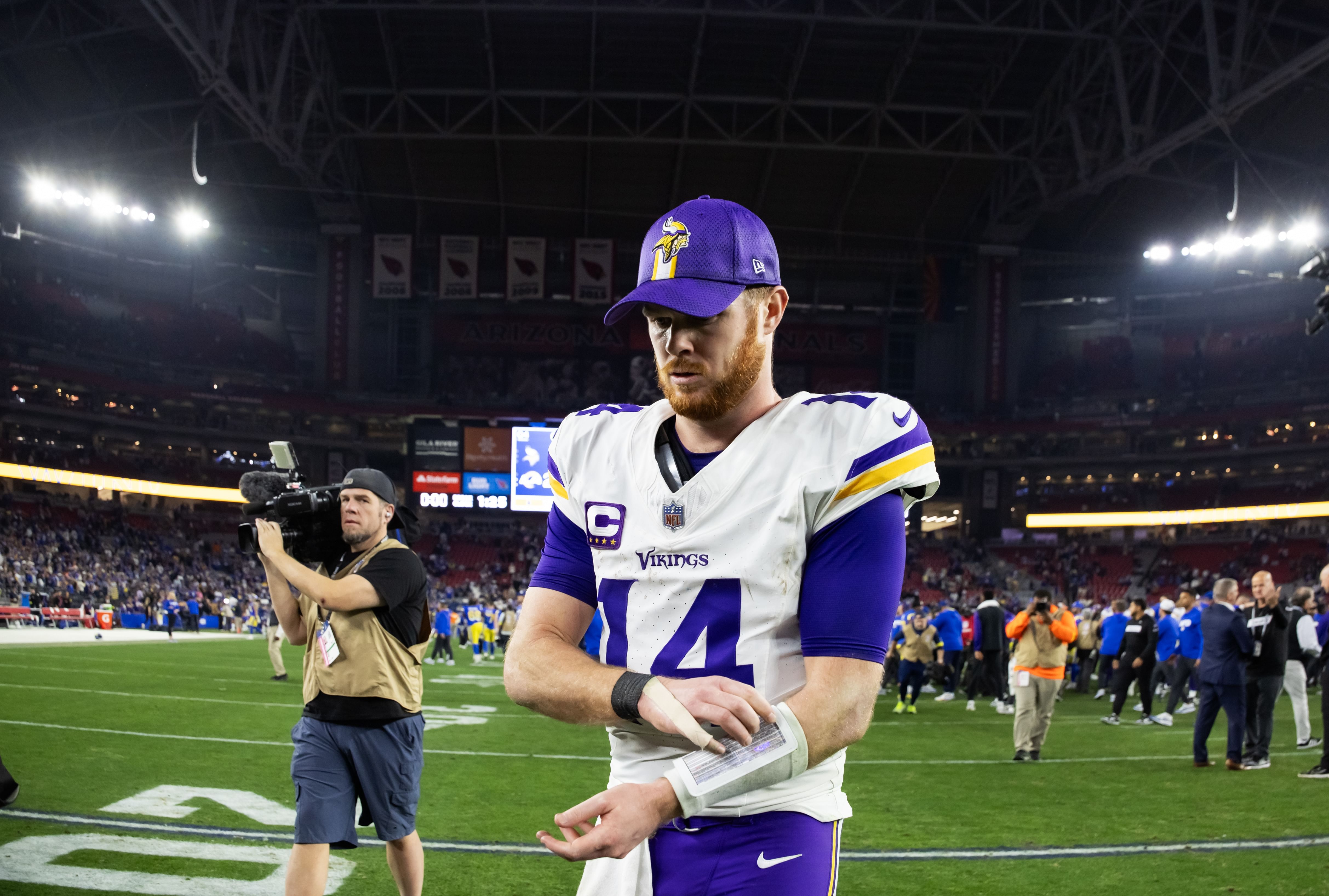 Darnold at NFC Wild Card Round-Minnesota Vikings at Los Angeles Rams - Source: Imagn