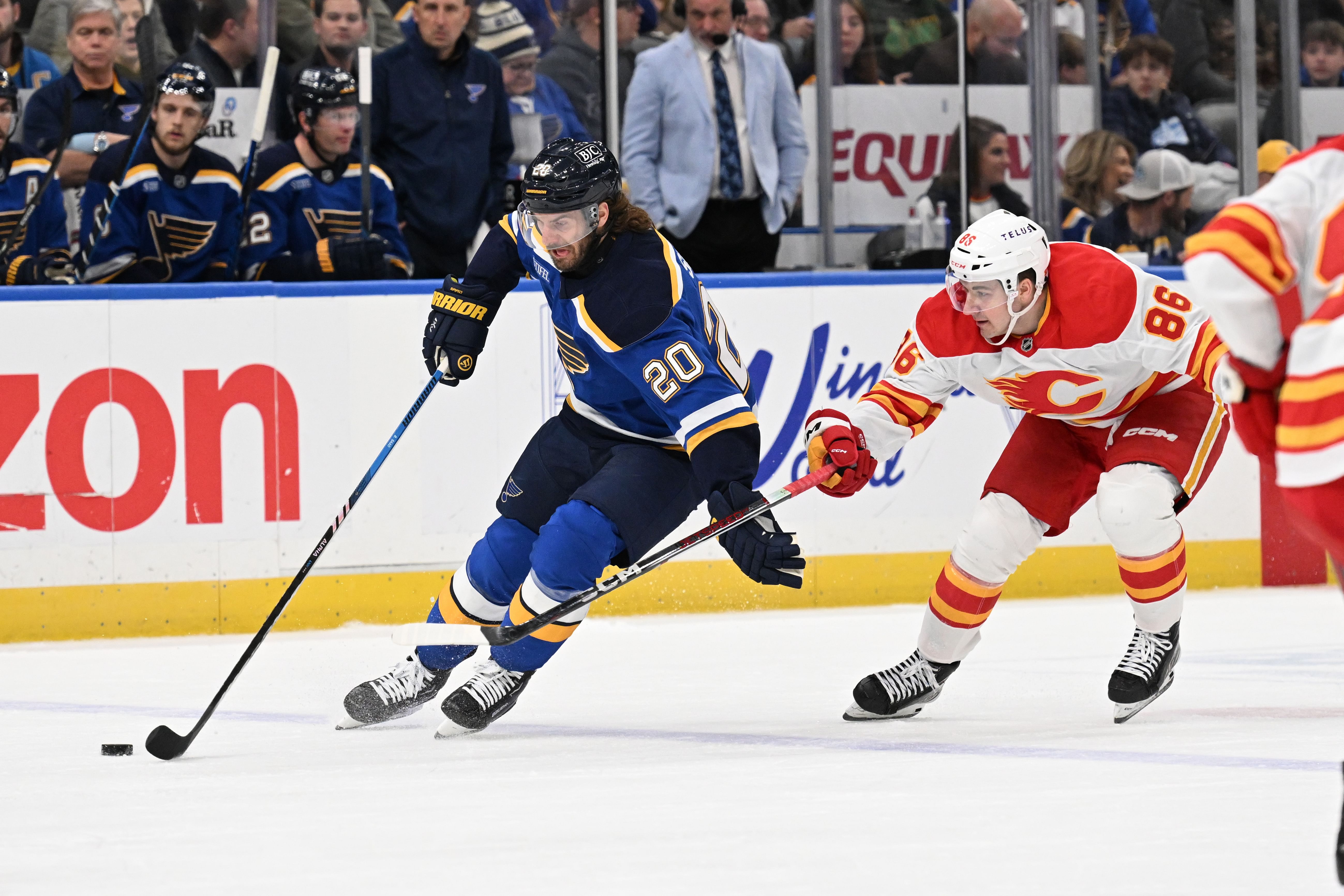 NHL: Calgary Flames at St. Louis Blues - Source: Imagn