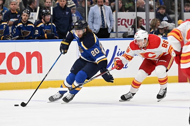 NHL: Calgary Flames at St. Louis Blues - Source: Imagn