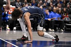 "Season can't get any worse" - Mavericks fans despair as Dereck Lively II joins Luka Doncic on injury reserve with foot fracture