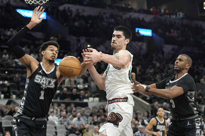 Zach Edey Stats Tonight: Grizzlies rookie matches up strongly against Victor Wembanyama and Spurs (Jan. 15)