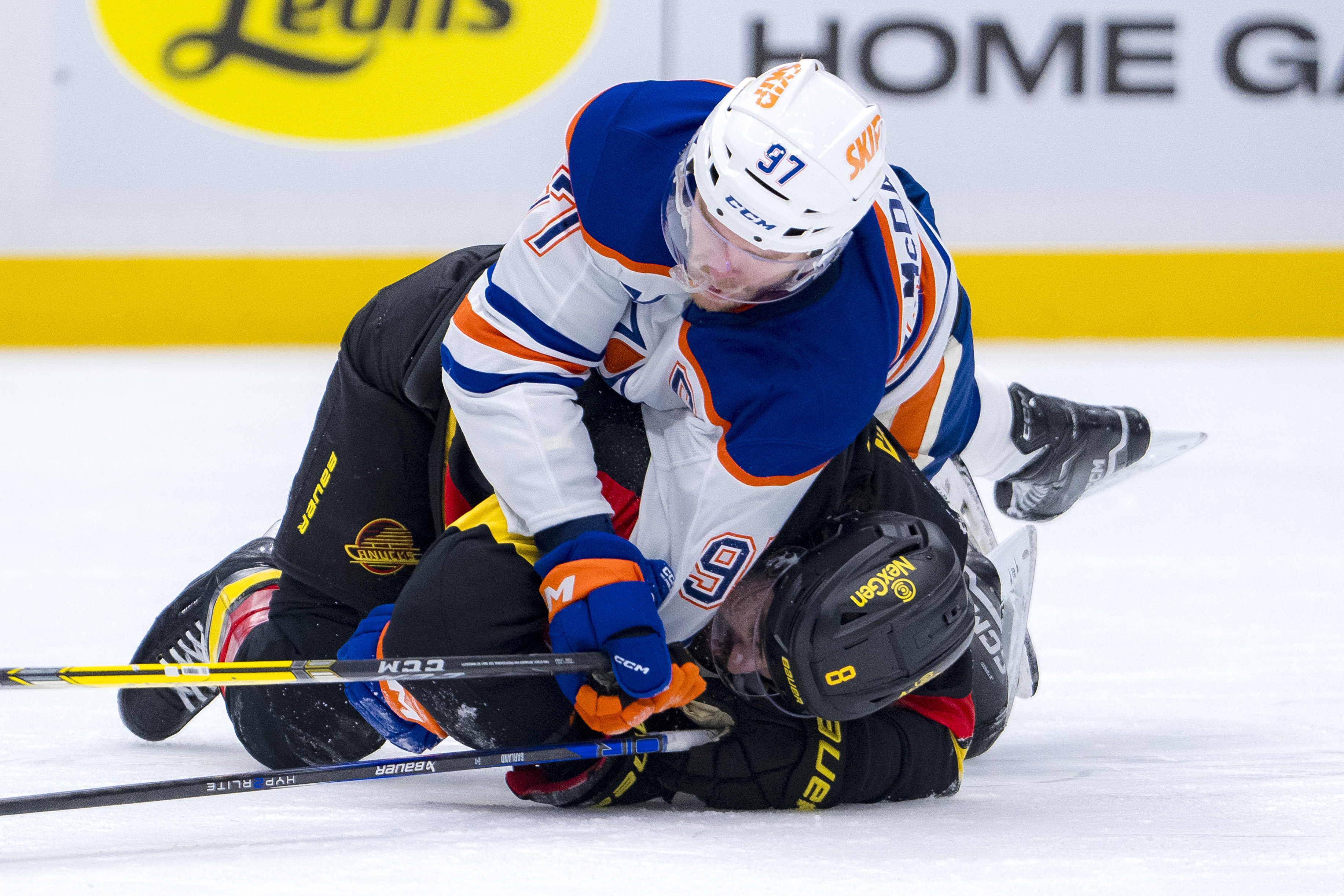 Connor McDavid has been suspended for three games by the NHL (Imagn)