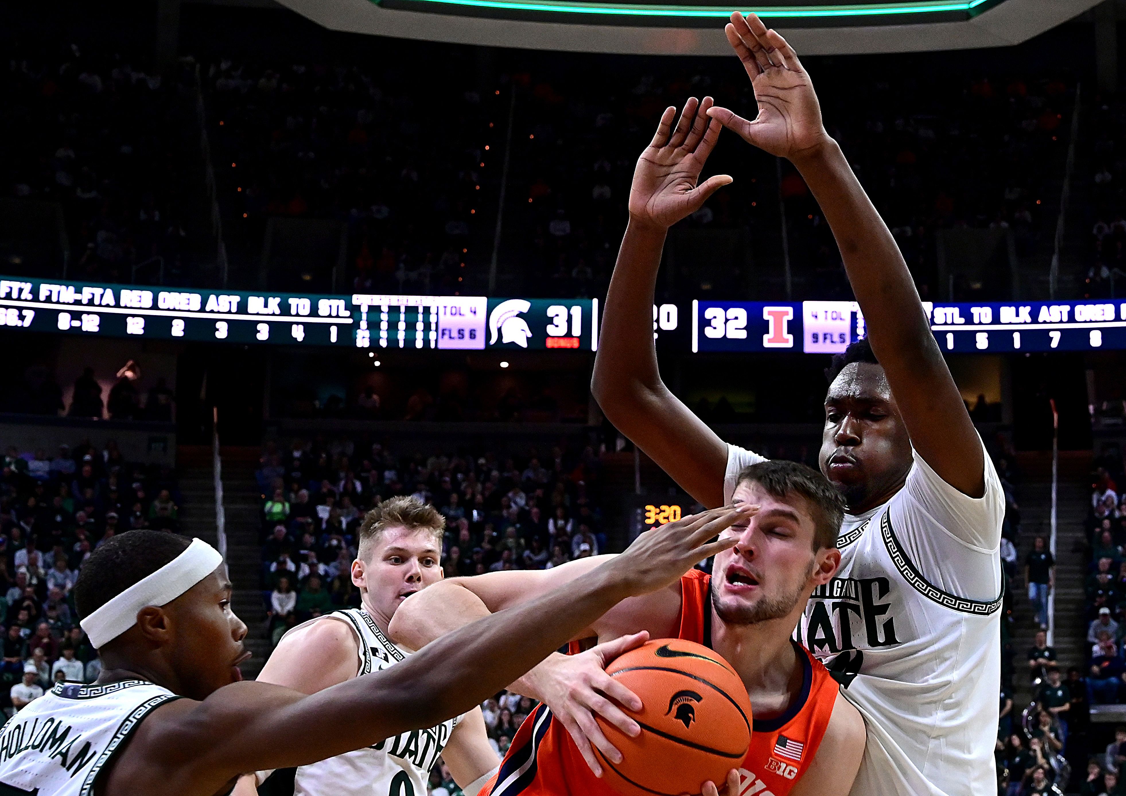 NCAA Basketball: Illinois at Michigan State - Source: Imagn