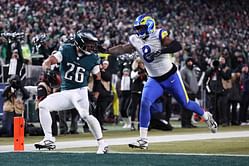 WATCH: Saquon Barkley teases Jared Verse with TD celebration days after LB's viral comments about Philly fanbase