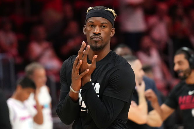 "He tryna get that child support down": Fans react as Jimmy Butler seen in rare public outing with daughter Rylee at Unrivaled