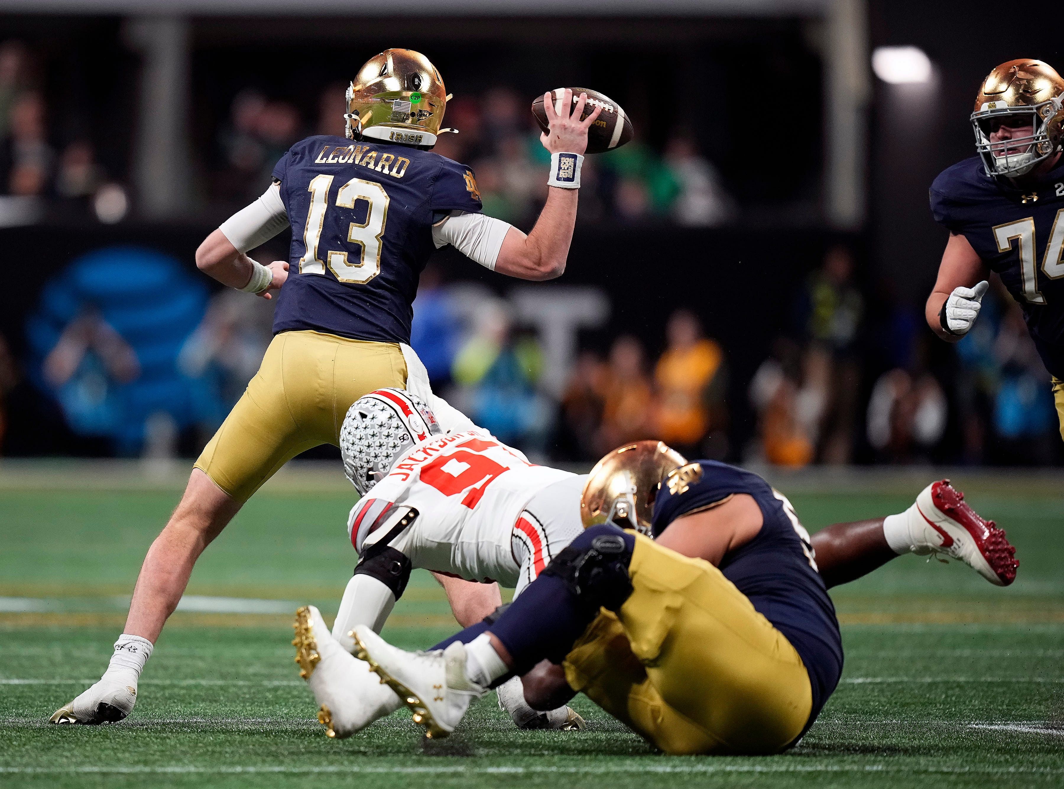 QB Riley Leonard was one of the stories of the season after a comeback to remember. (Photo Credit: IMAGN)