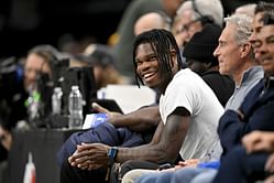 "My goats": Fans go wild after Travis Hunter receives big surprise from Timberwolves' Anthony Edwards