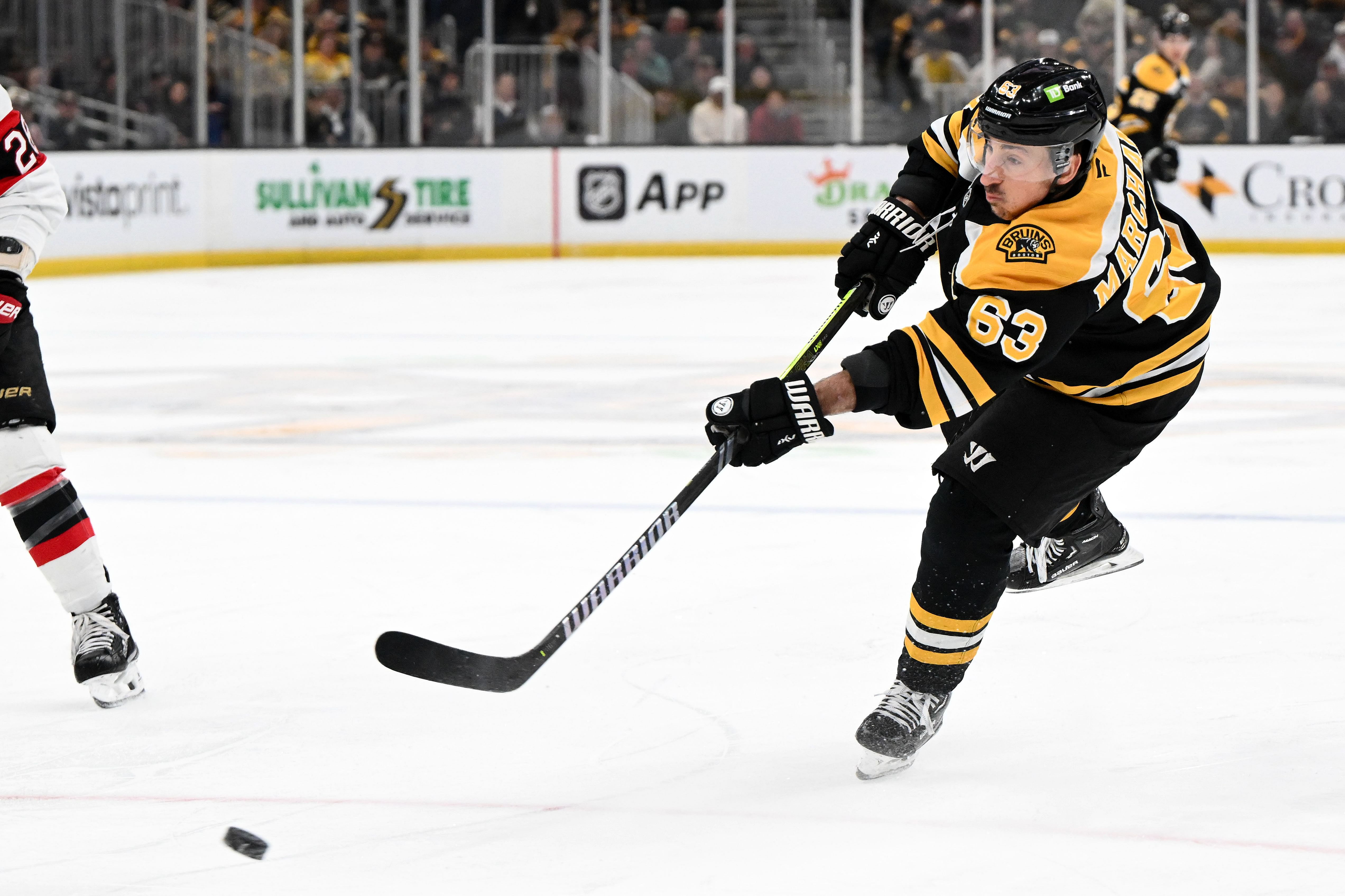 Could Brad Marchand be traded? (Imagn)