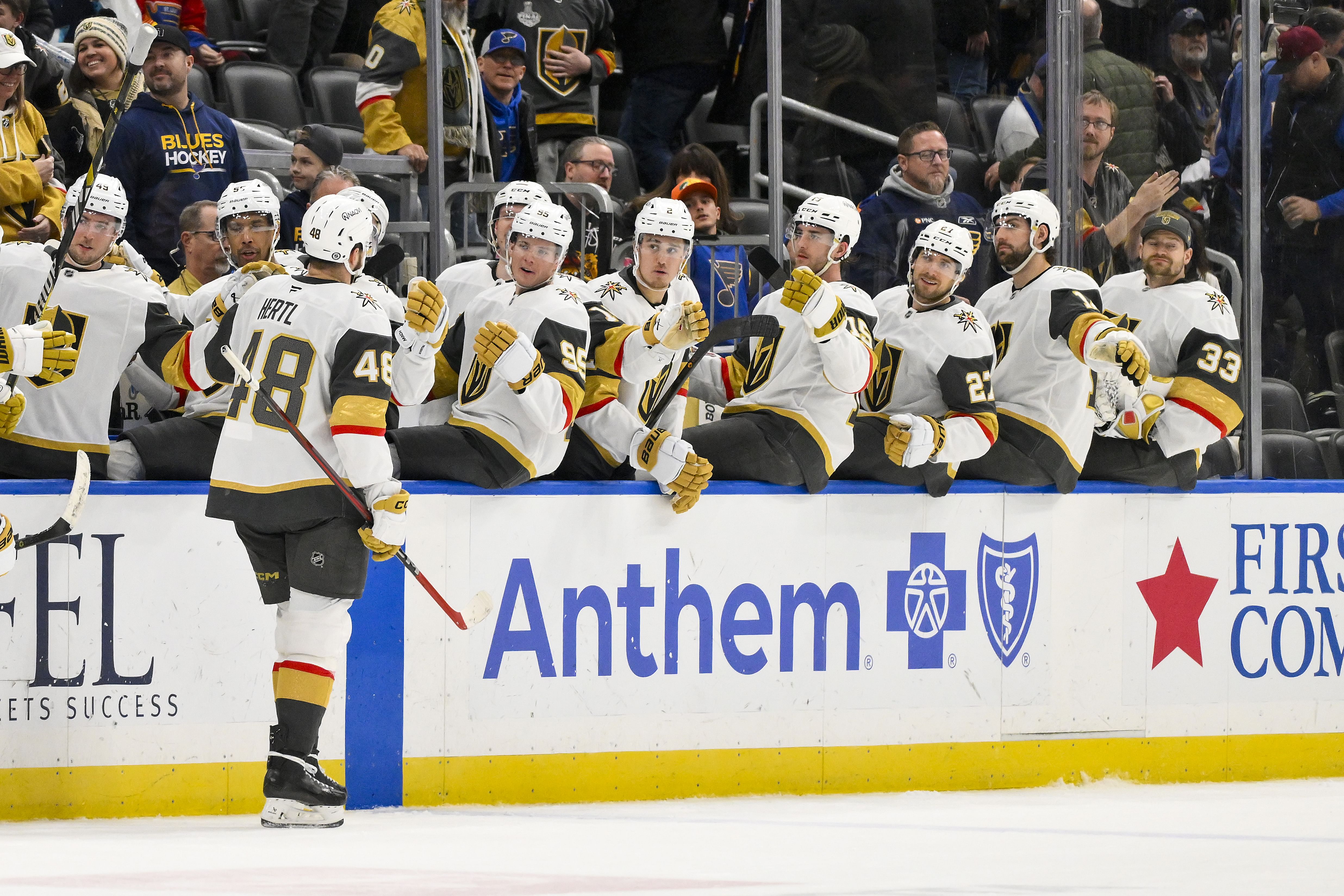 NHL: Vegas Golden Knights at St. Louis Blues - Source: Imagn