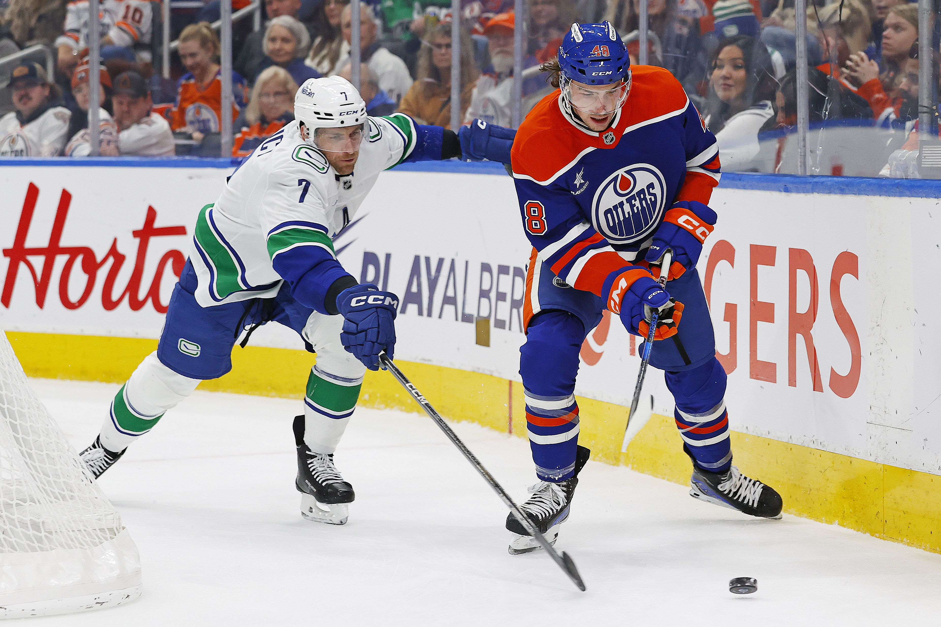 NHL: Vancouver Canucks at Edmonton Oilers - Source: Imagn