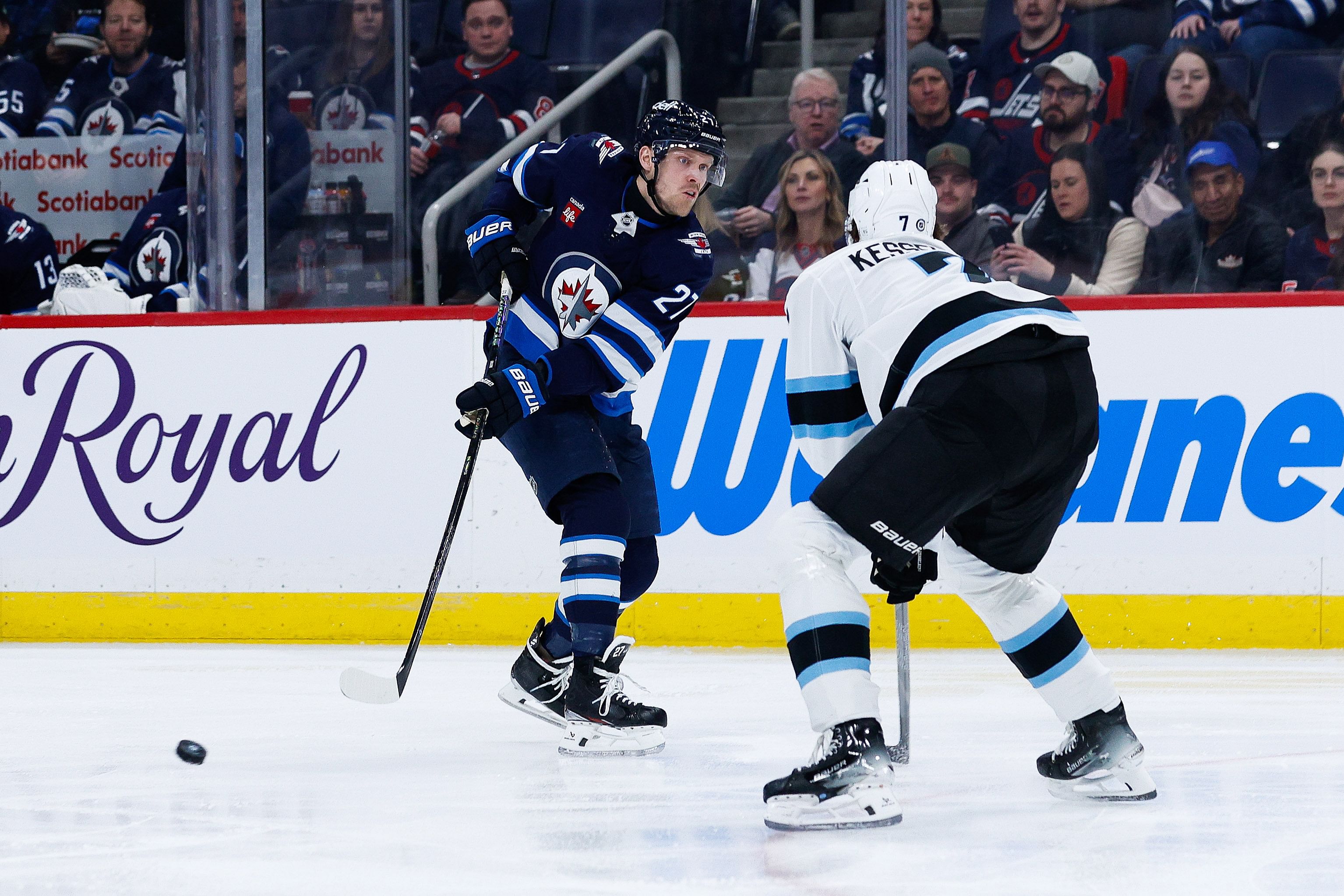 NHL: Utah at Winnipeg Jets - Source: Imagn