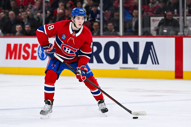 Montreal Canadiens HC makes thoughts extremely clear about Lane Hutson's workload after rookie hits new career games checkpoint