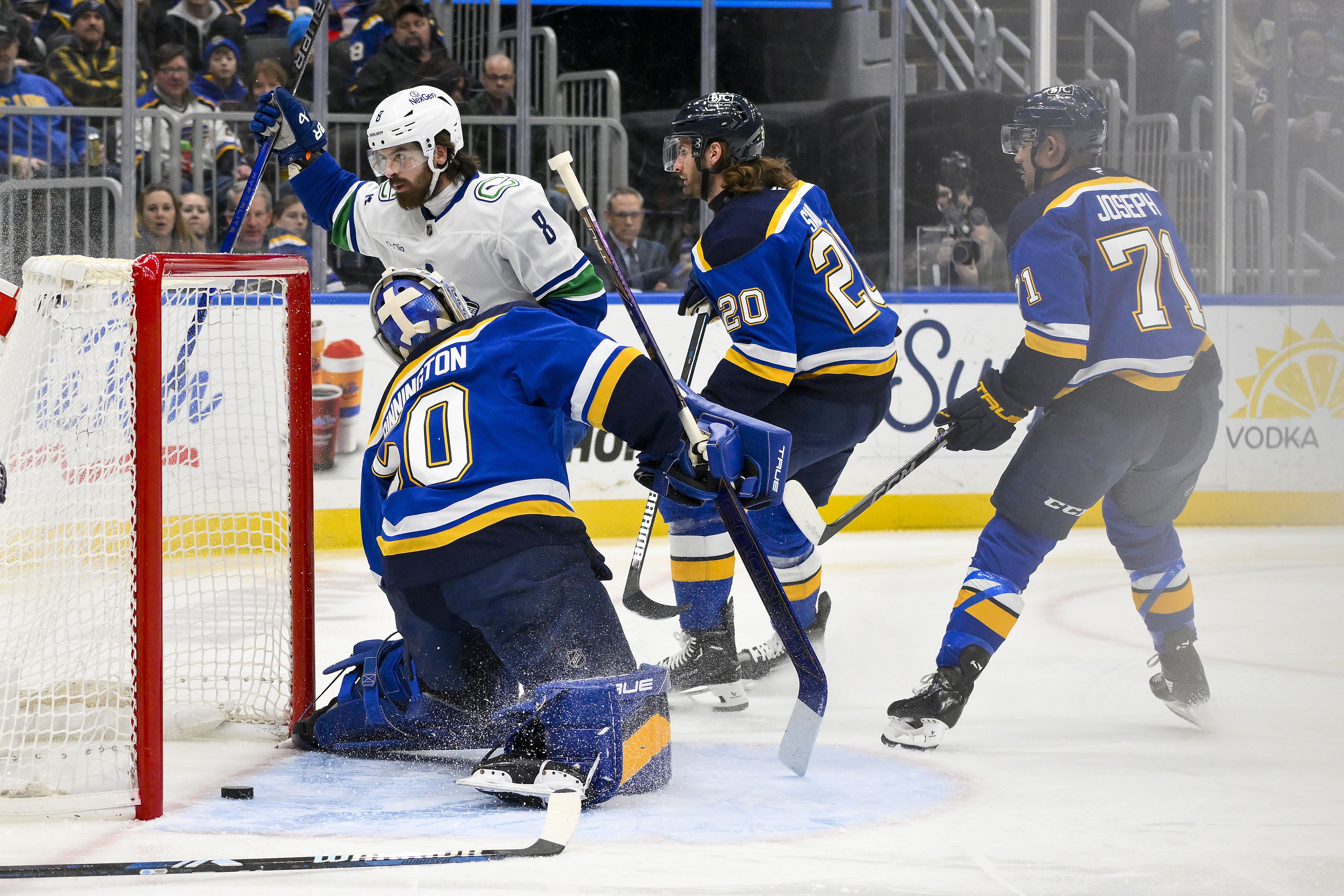 NHL: Vancouver Canucks at St. Louis Blues - Source: Imagn