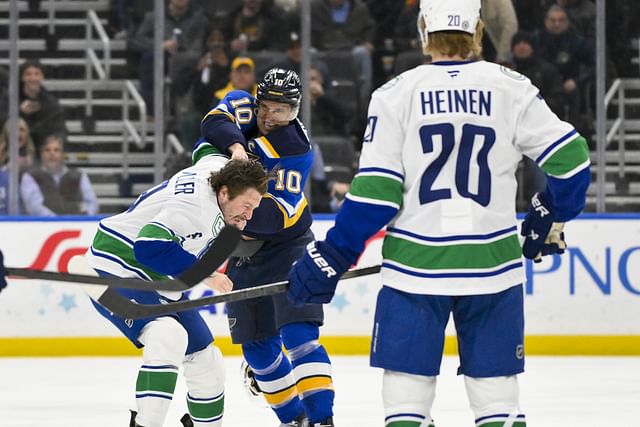 NHL: Vancouver Canucks at St. Louis Blues - Source: Imagn