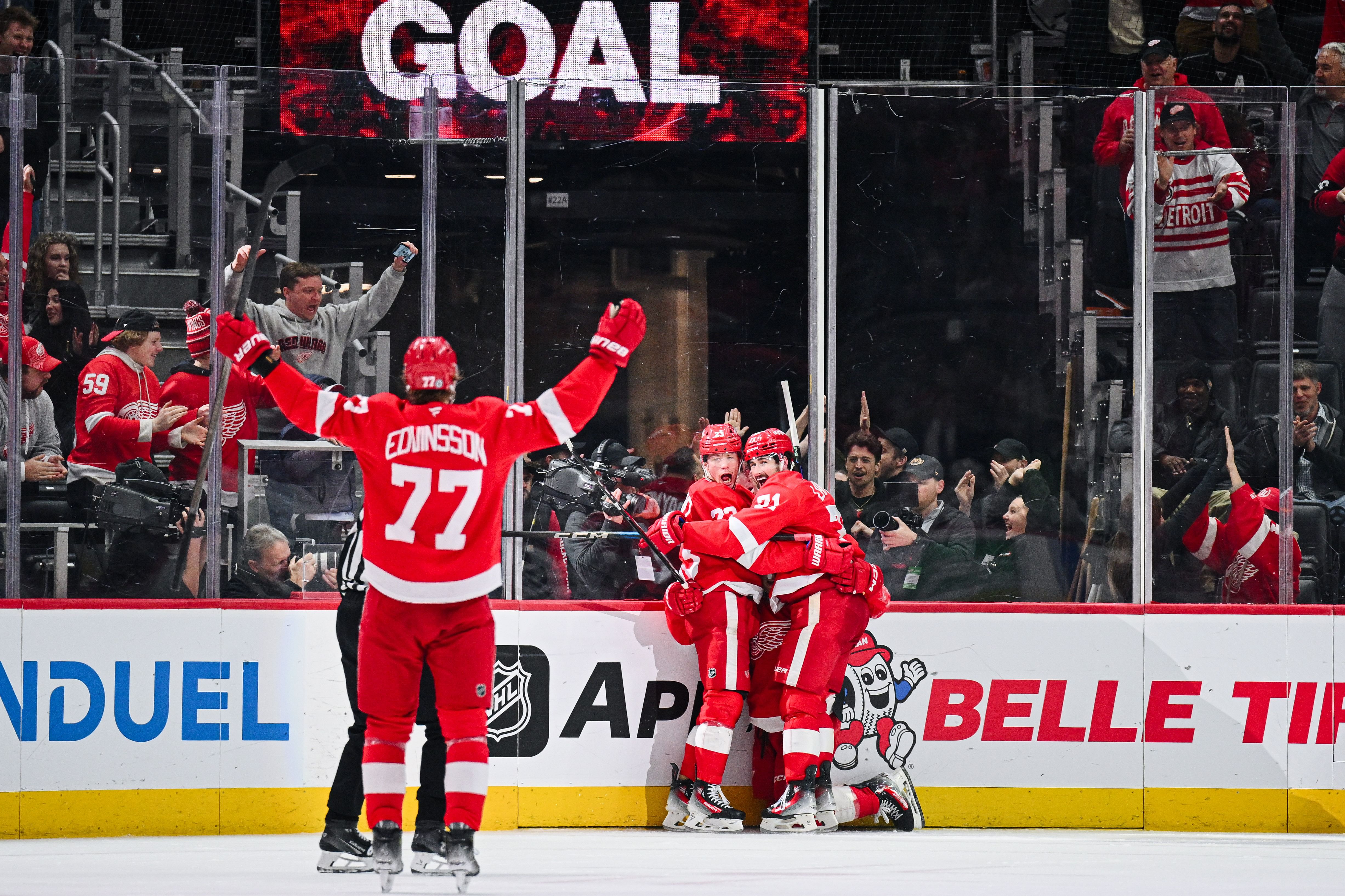 NHL: Los Angeles Kings at Detroit Red Wings - Source: Imagn