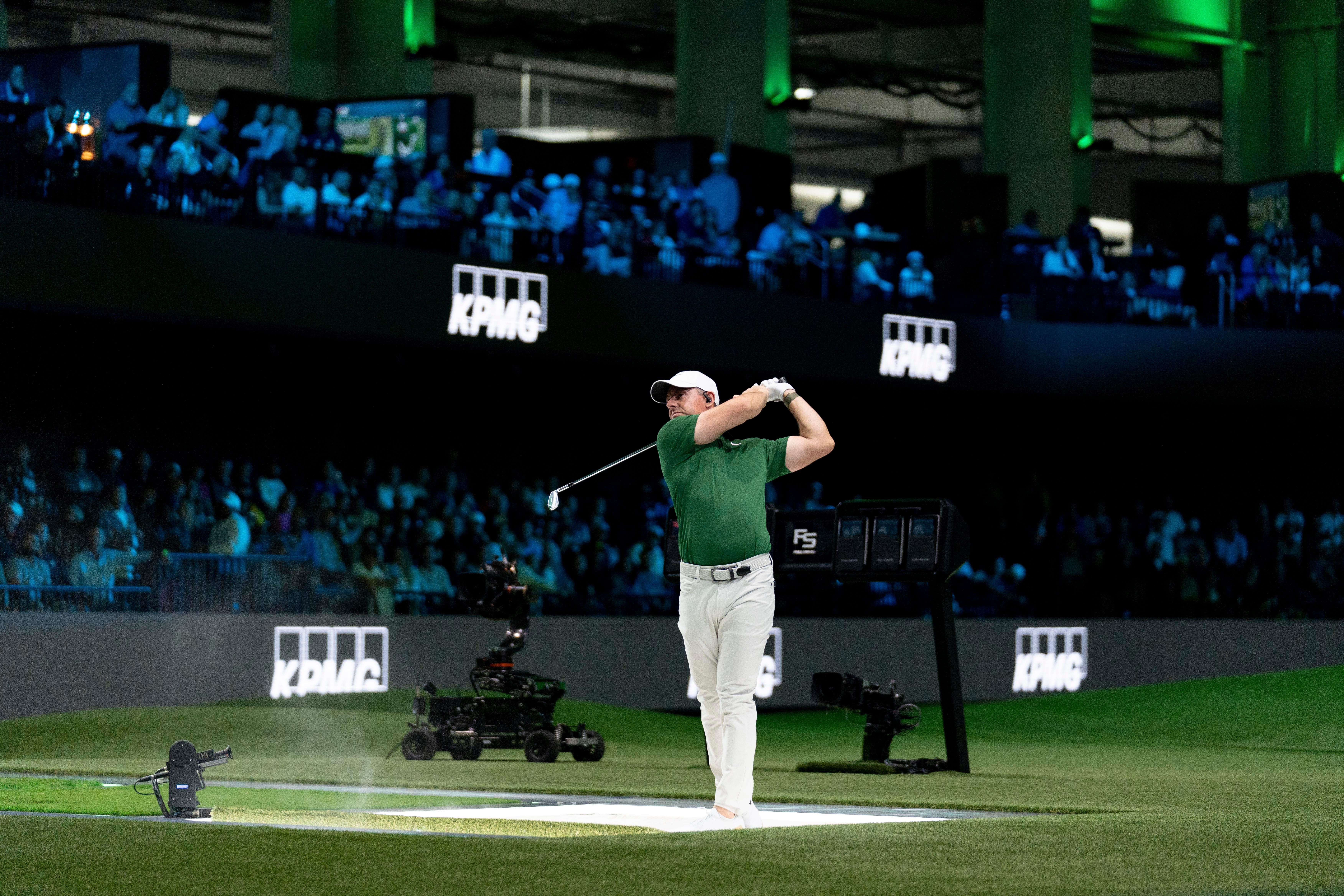 Rory McIlroy spoke on the low TV ratings (Image via Imagn)