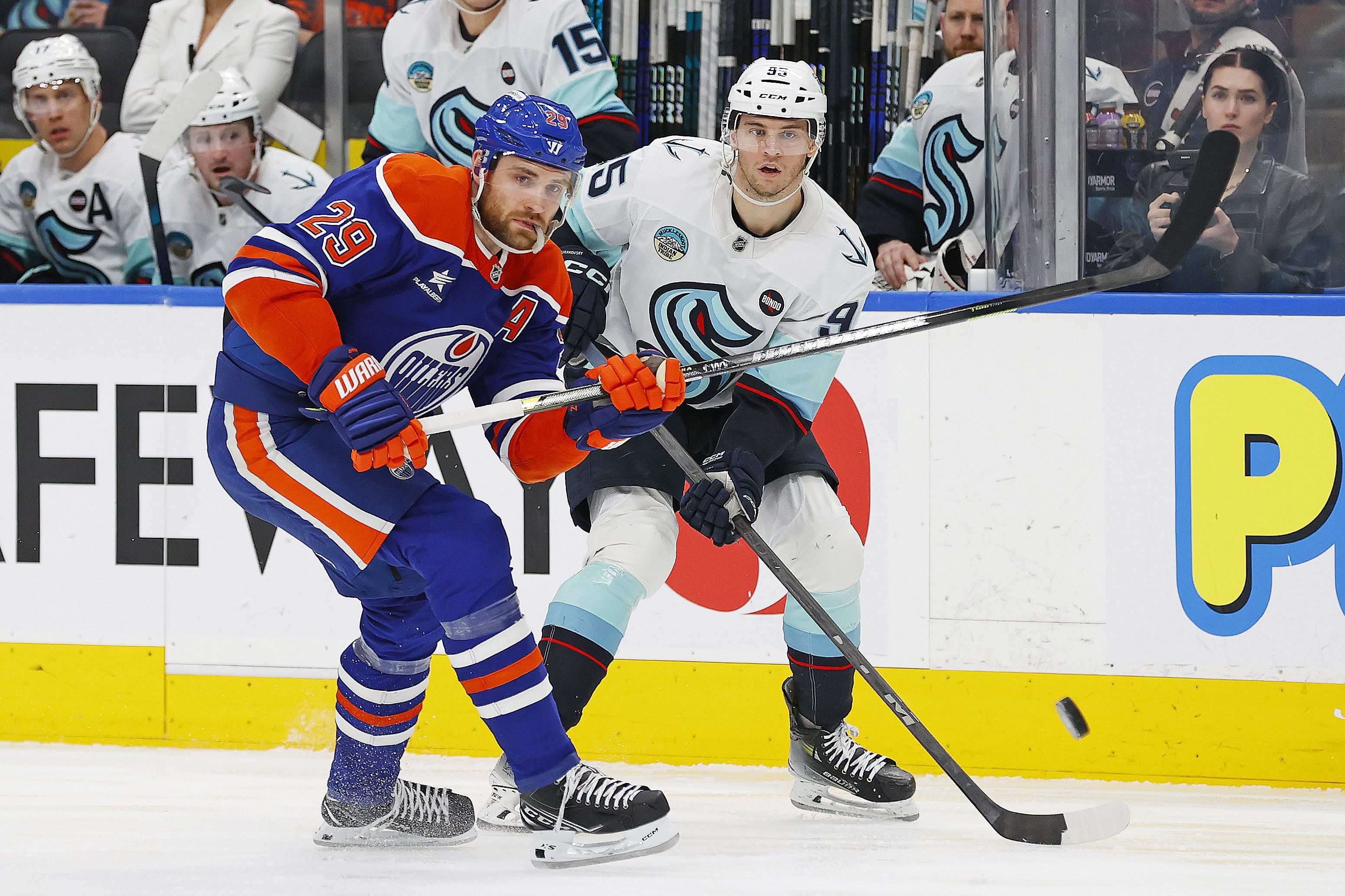 NHL: Seattle Kraken at Edmonton Oilers - Source: Imagn