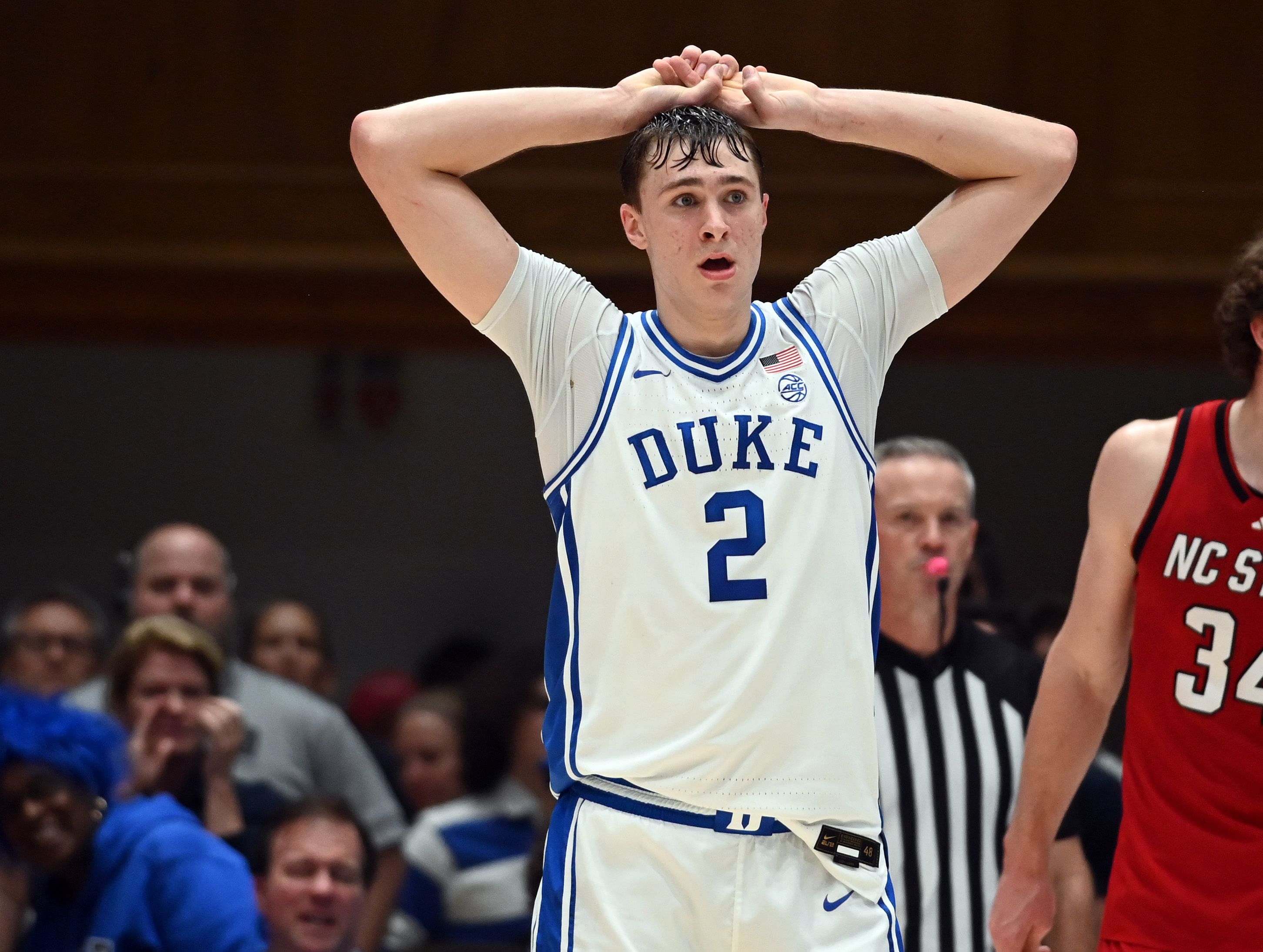 Cooper Flagg in action during Duke vs NC State [NCAA Basketball: N.C. State at Duke - Source: Imagn]