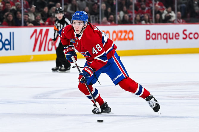Habs HC Martin St. Louis gives an honest review of Arber Xhekaj and Lane Hutson's new D-pair after Kaiden Guhle's brutal injury