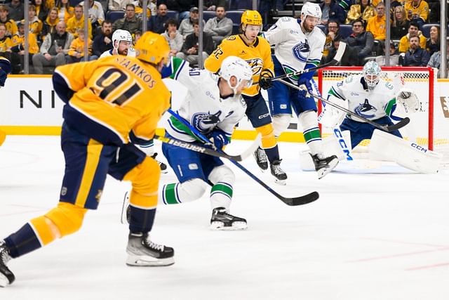 NHL: Vancouver Canucks at Nashville Predators - Source: Imagn