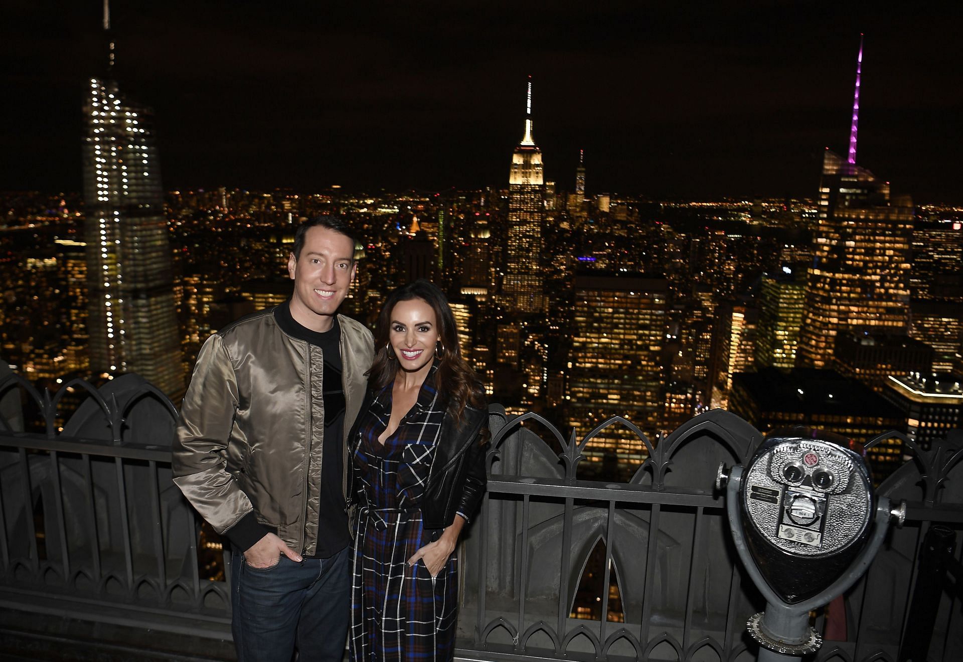 Kyle Busch Visits Top Of The Rock During The 2019 NASCAR Champion