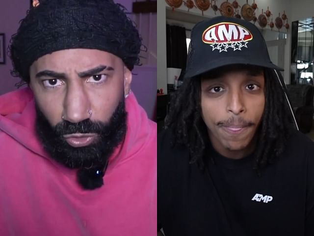 Fousey goes off on Agent 00 in recent stream (Image via X/@BestfriendKick and Twitch/@Agent 00)