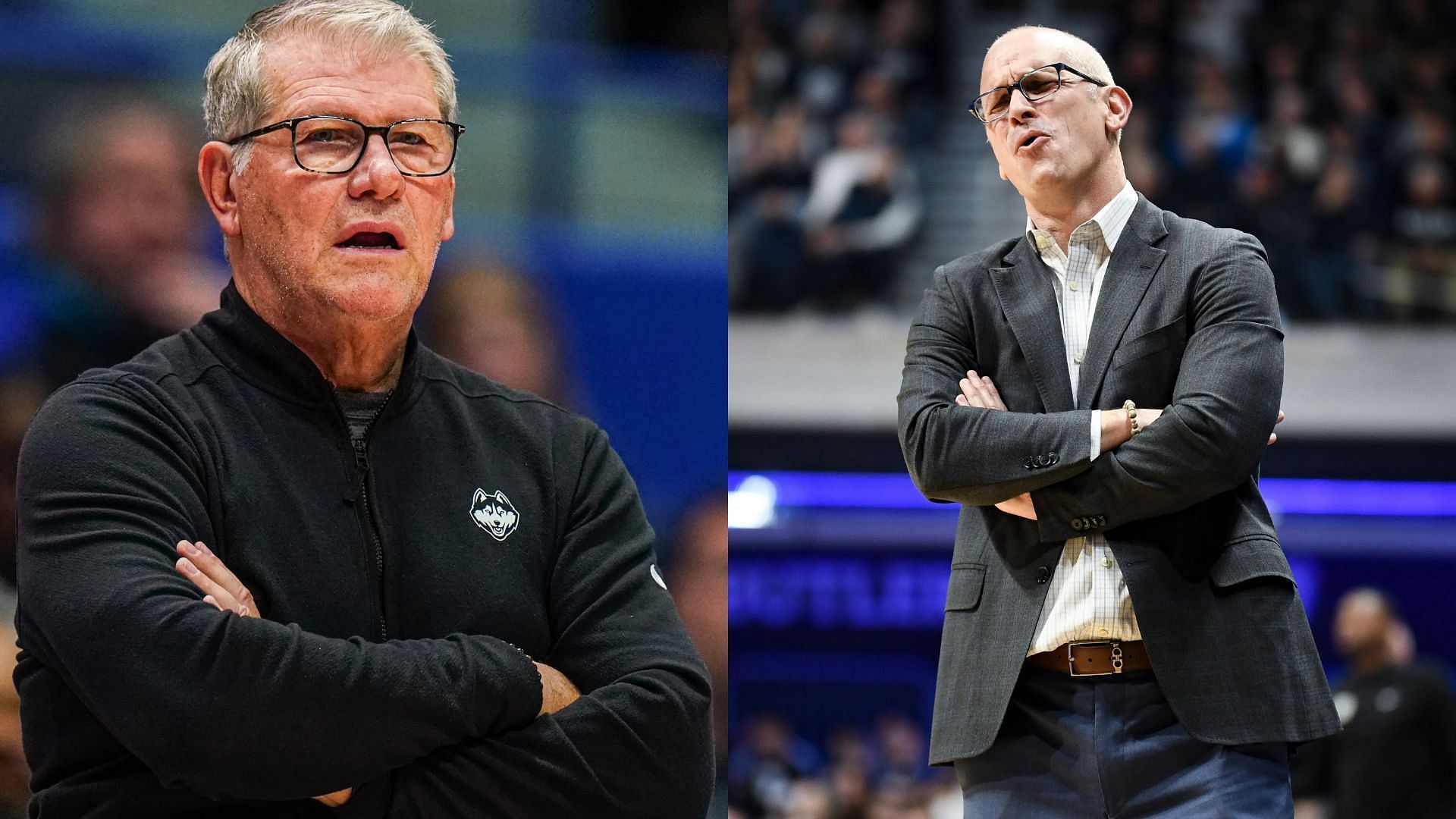 Geno Auriemma and Dan Hurley