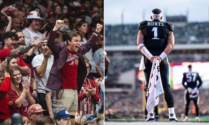 "Bro is MJ reincarnated": Alabama fans cheer for Jalen Hurts as former Crimson Tide QB gears up for Super Bowl