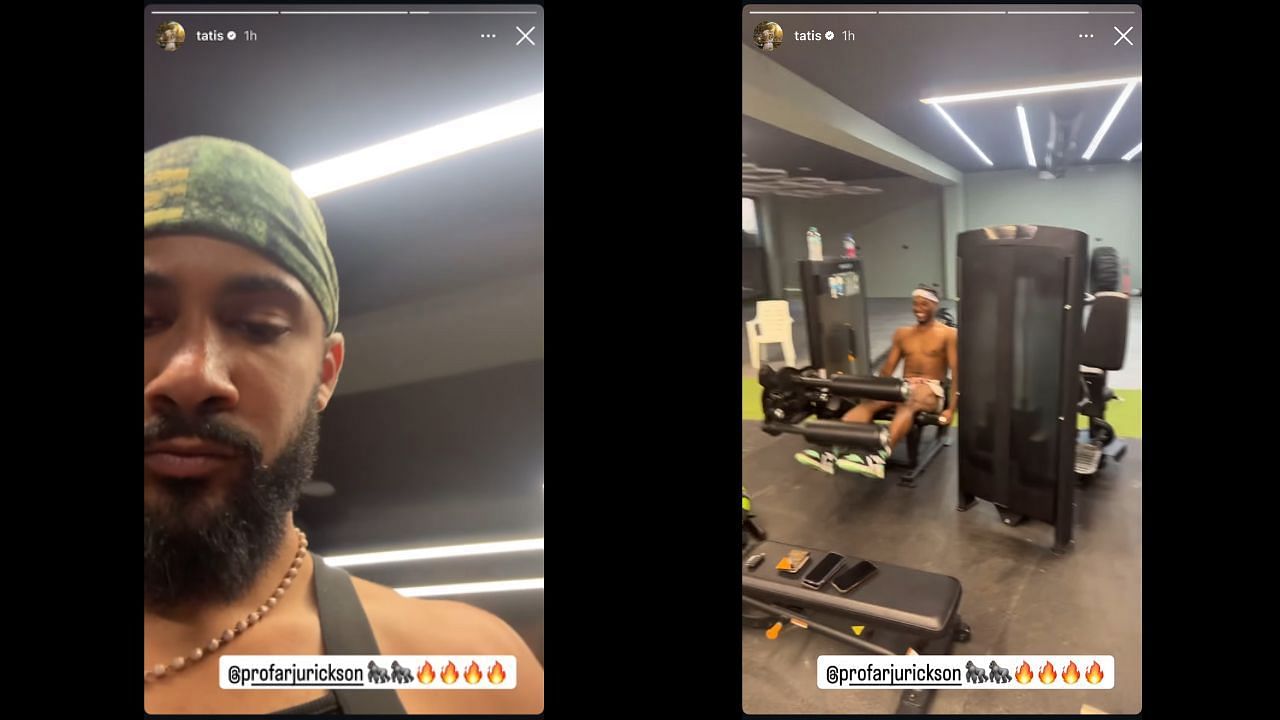 Screenshots of Fernando Tatis Jr.&#039;s Instagram story (Images from - Instagram.com/@tatis IG Stories)