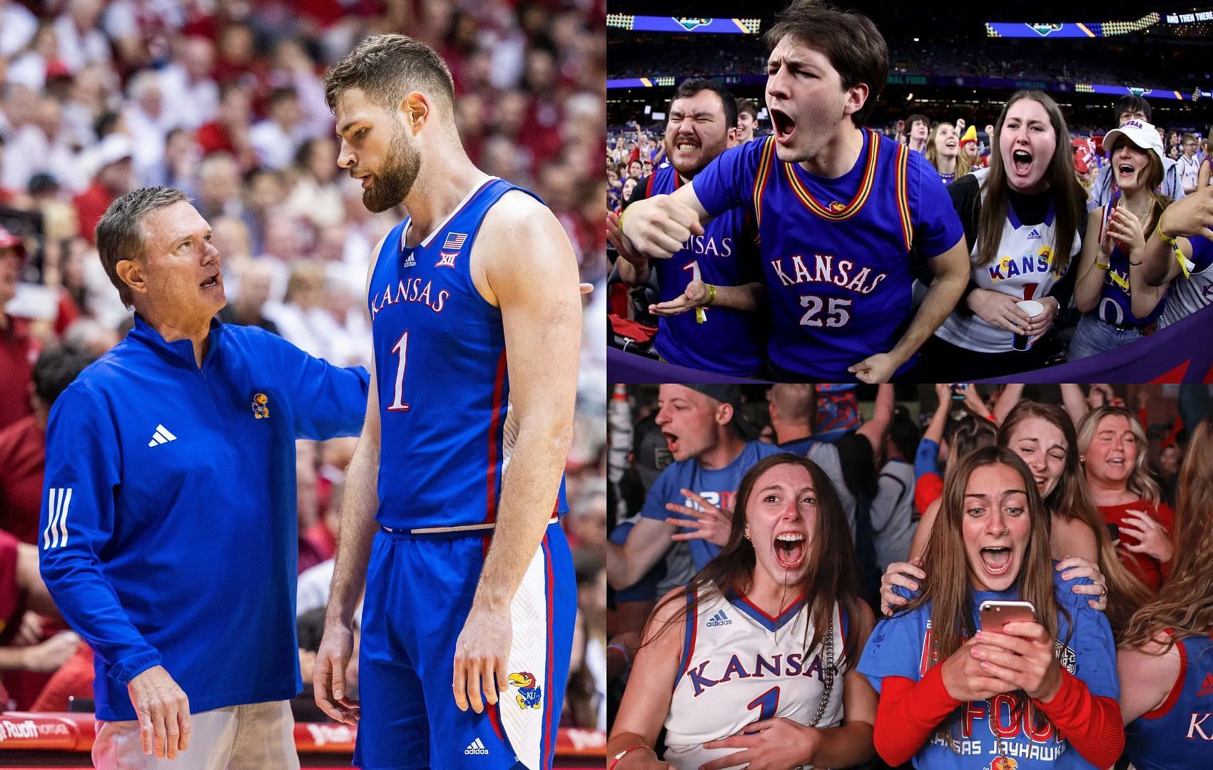 Bill Self, Hunter Dickinson, Kansas fans