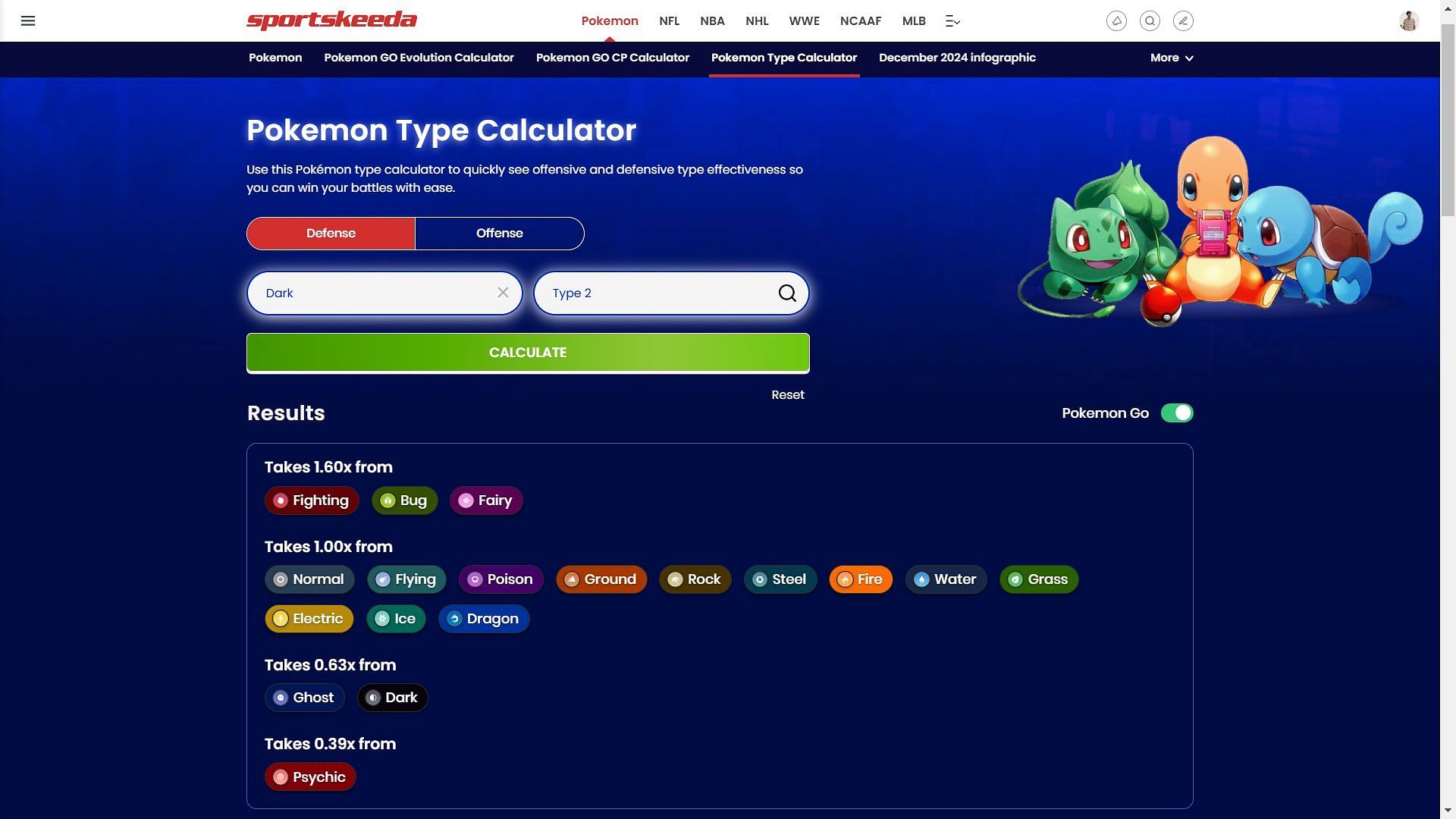 Mightyena type matchups (Image via Sportskeeda)