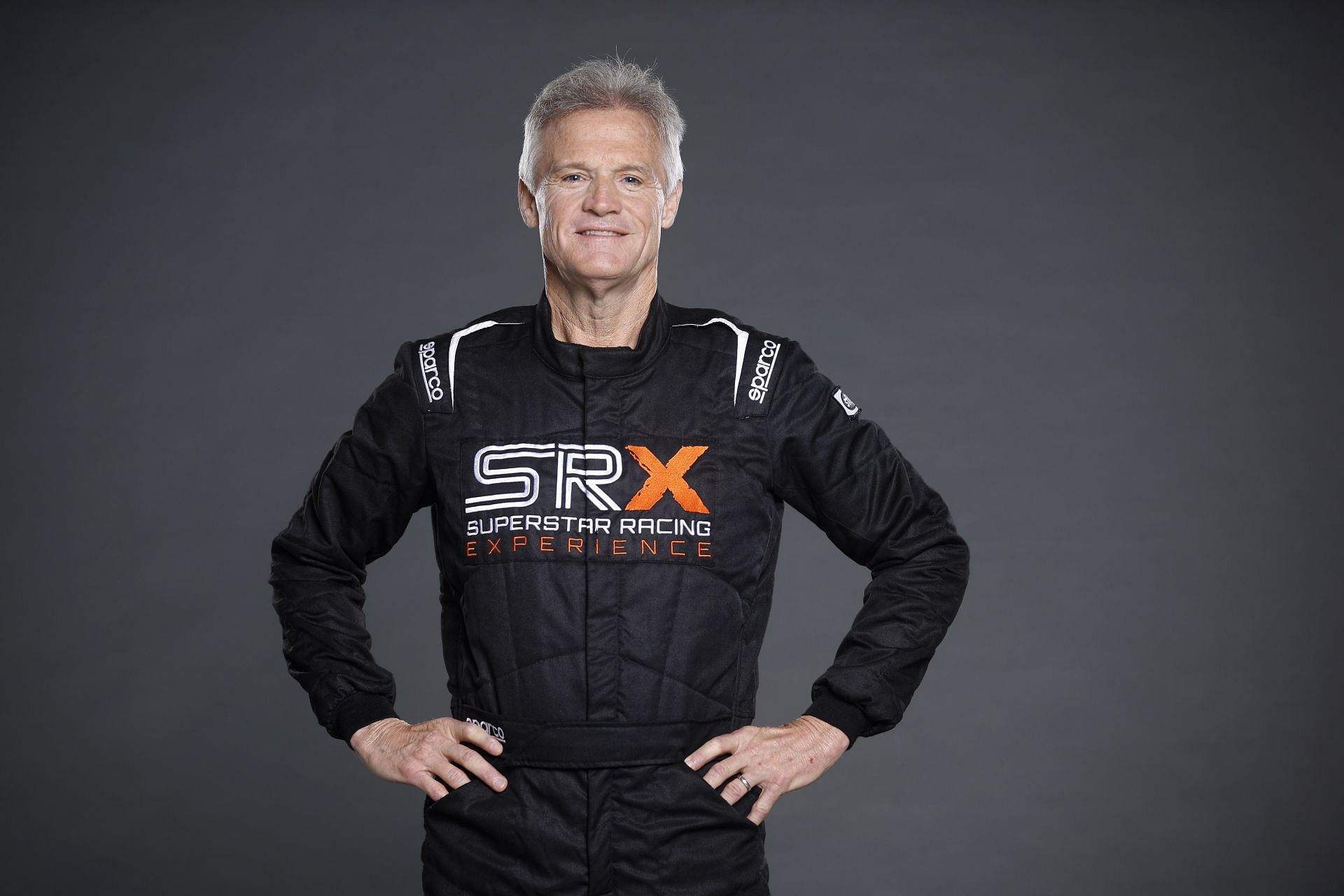 Kenny Wallace poses during the Superstar Racing Experience portrait shoot at Clutch Studios - Source: Getty