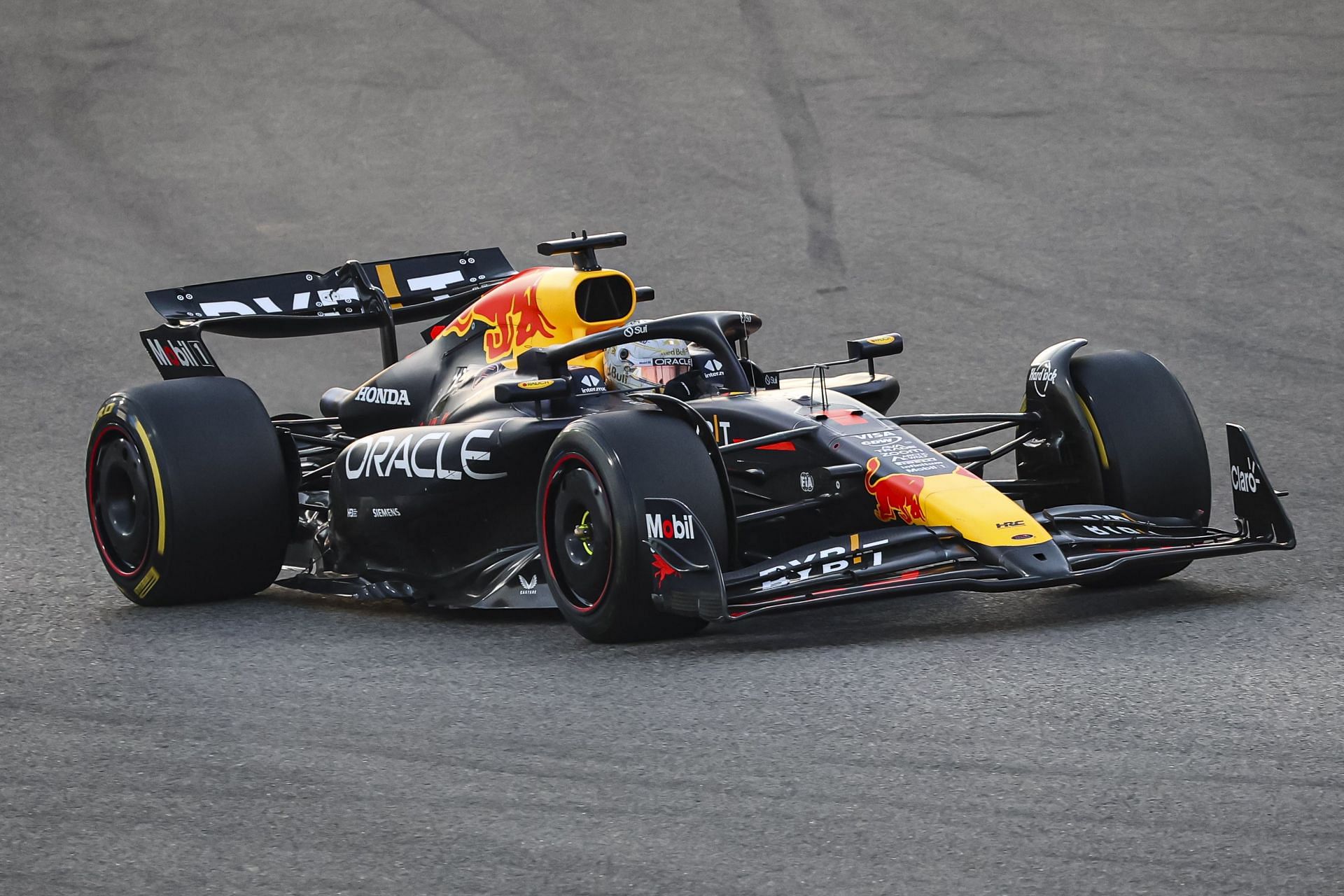 Max Verstappen on track in action with the RB20 car, during the Grand Prix of Abu Dhabi - Source: Getty