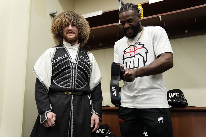 Aljamain Sterling reacts to post highlighting 'Funk Master' and Merab Dvalishvili having each other's backs during their respective title reigns