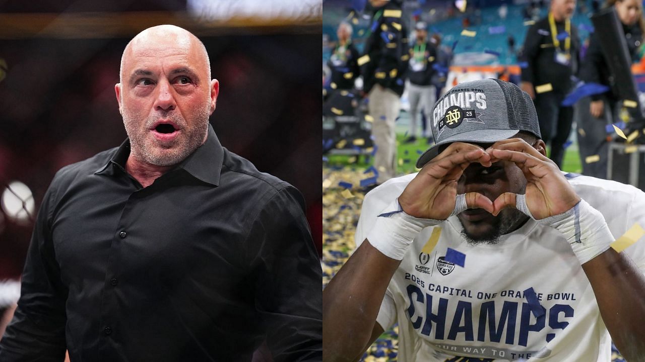 &ldquo;That is insane&rdquo;: Popular podcaster Joe Rogan gushes over Notre Dame RB Jeremiyah Love following Penn State win